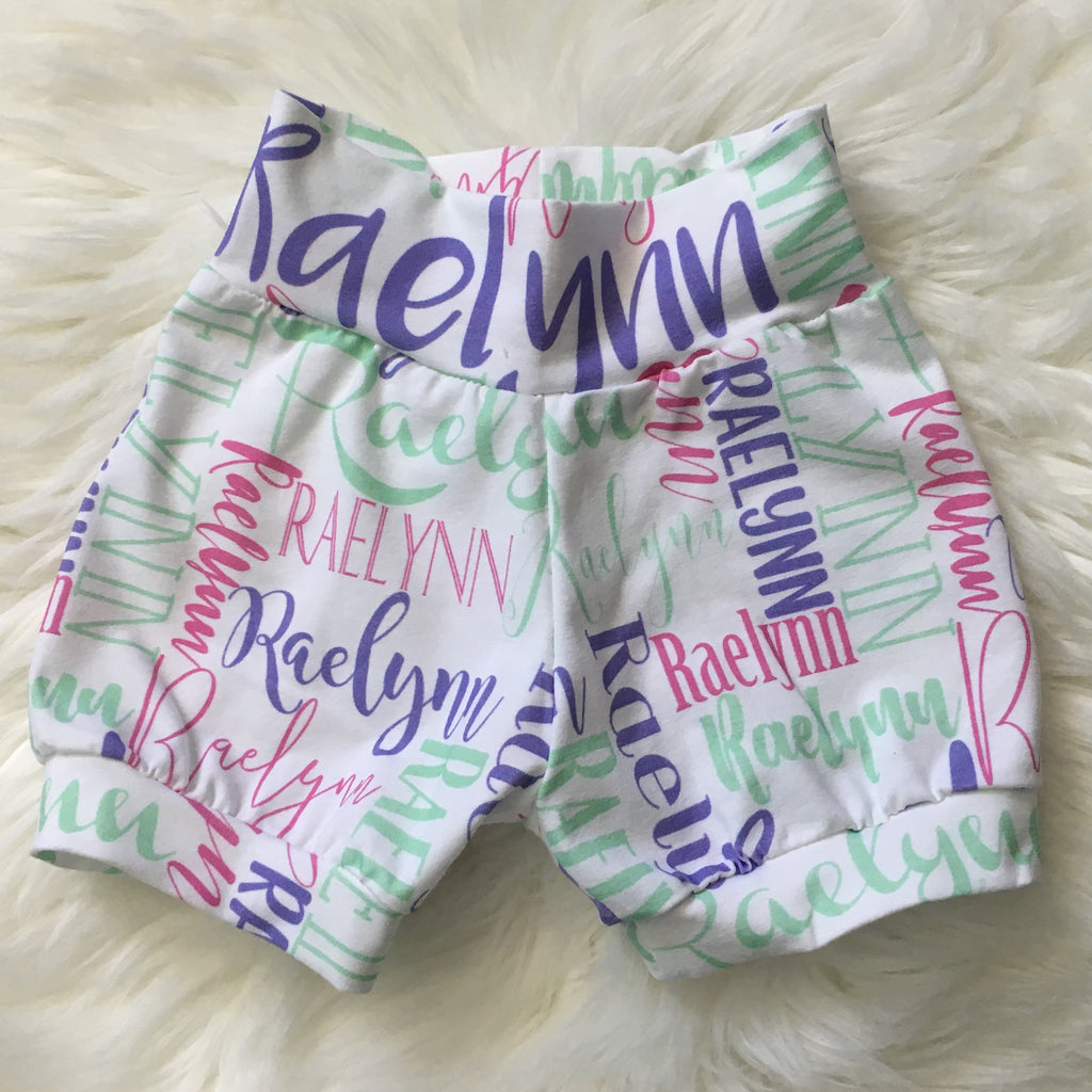 Personalized Baby Name Shorts