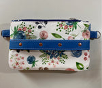 Double Clutch Bag Blue Floral