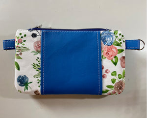 Double Clutch Bag Blue Floral